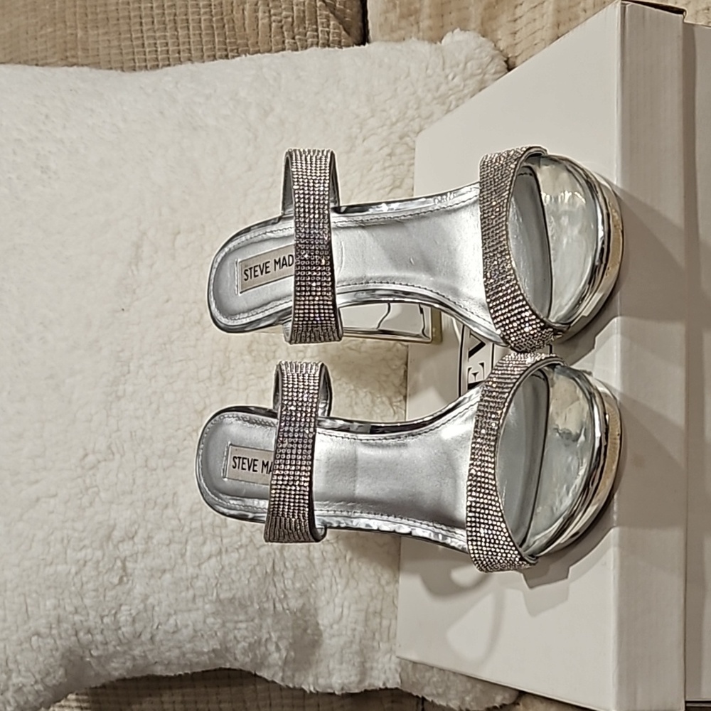 Rhinestone Mule Sandal